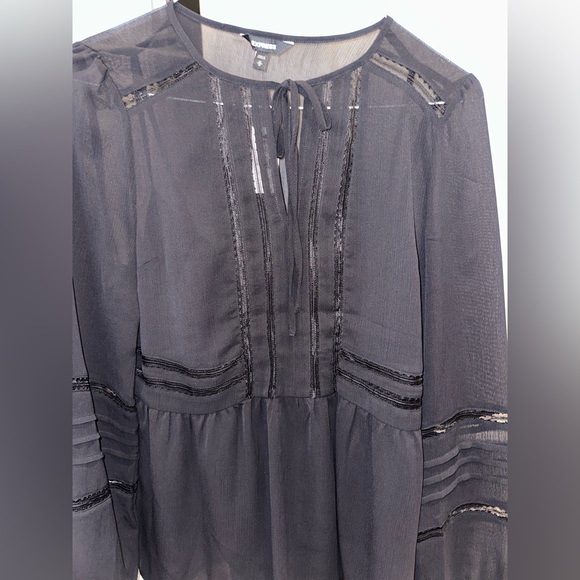 New with tags, express, medium, long sleeve blouse - Picture 7 of 11